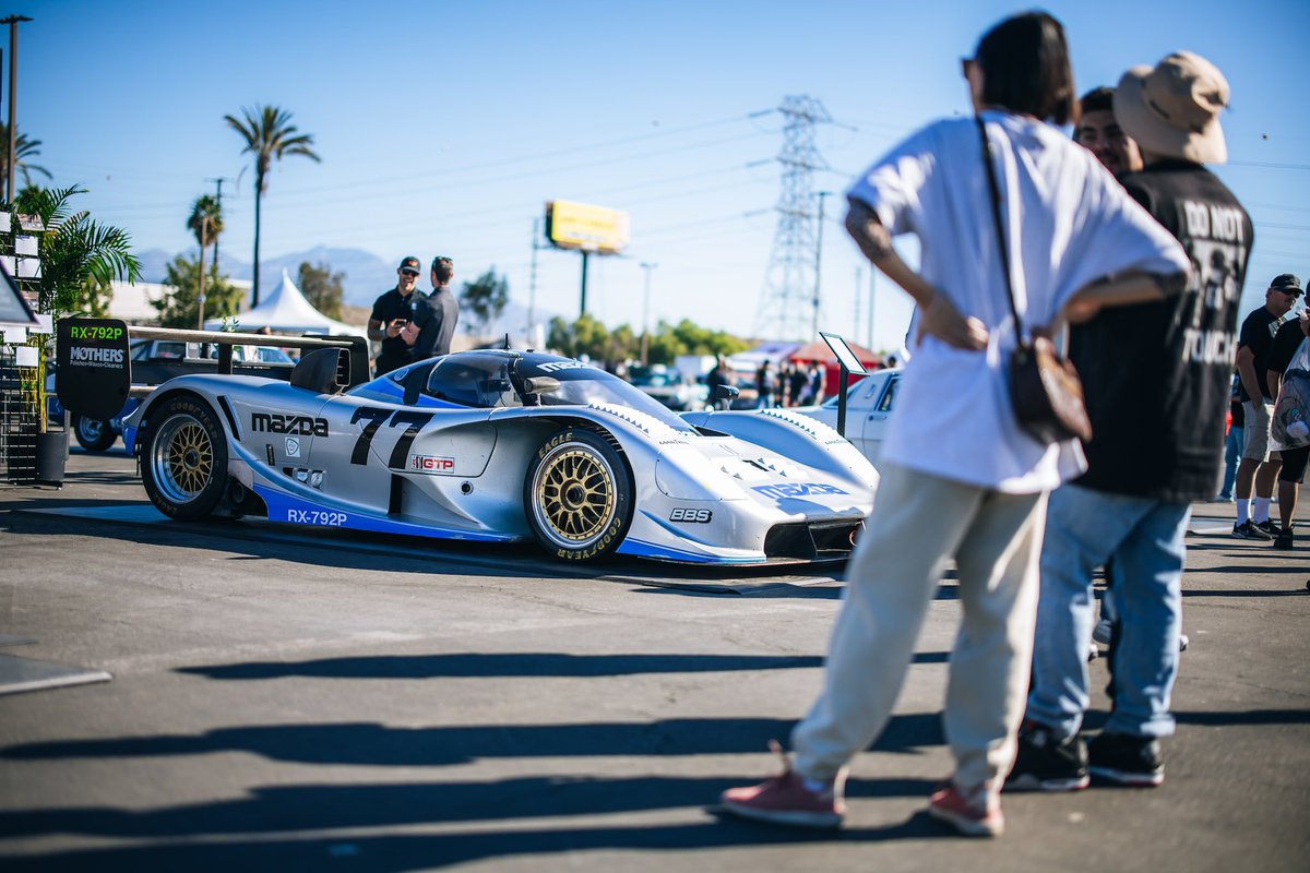 MazdaRacing's tweet image. Flashback to seeing these classic Mazda historics at @SevenStock, an annual festival where enthusiasts come together to appreciate and admire rotary-powered cars.