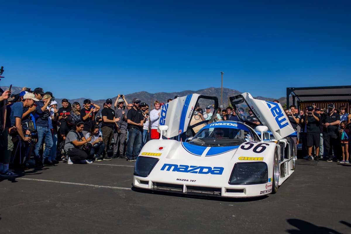 MazdaRacing's tweet image. Flashback to seeing these classic Mazda historics at @SevenStock, an annual festival where enthusiasts come together to appreciate and admire rotary-powered cars.