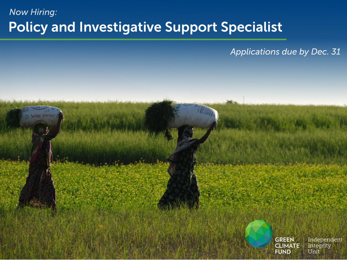 GCF Independent Integrity Unit (IIU) tweet media