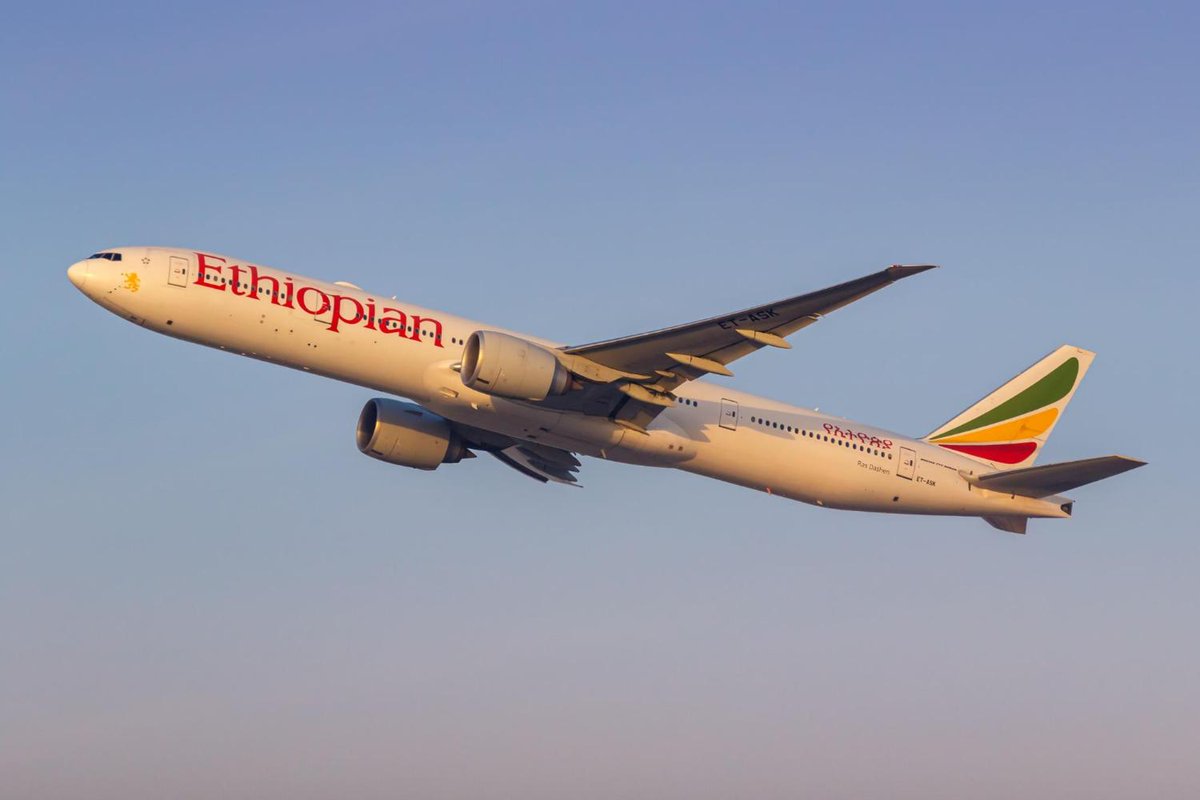 Boeing Delivers 1st 777-300ER In 2 Years To Ethiopian Airlines #Aviation simpleflying.com/boeing-deliver…