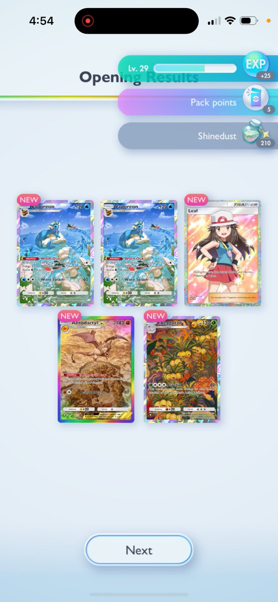 David_Sullivan_'s tweet photo. @RealGodzly I got hit by your vaporeon luck and ruined my god pack https://t.co/eQpf74iHld