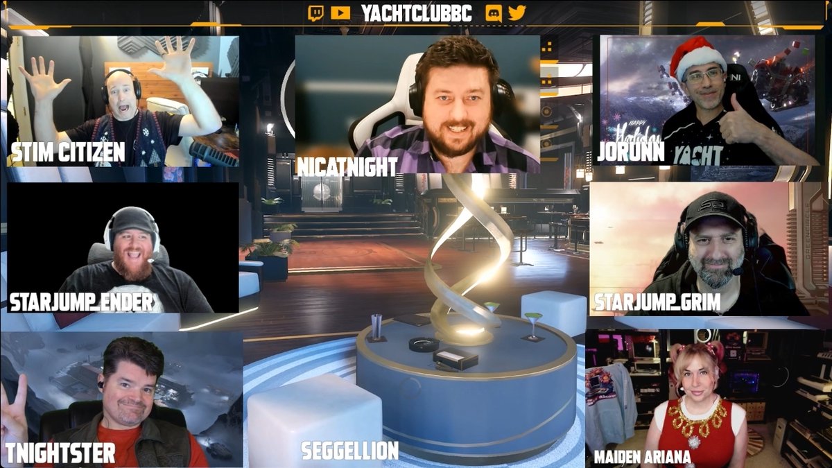 Jorunn Star Citizen (@jorunn_sc) on Twitter photo Come join the Yacht Club for our last show of 2024 as we discuss the week's #StarCitizen news and events with special guests <a href="/starjumporg/">STARJUMP</a> <a href="/ender_sj/">STARJUMP_Ender</a> <a href="/NicAtNight8/">NicAtNight</a> going live now!
twitch.tv/yachtclubbc Come join the Yacht Club for our last show of 2024 as we discuss the week's #StarCitizen news and events with special guests <a href="/starjumporg/">STARJUMP</a> <a href="/ender_sj/">STARJUMP_Ender</a> <a href="/NicAtNight8/">NicAtNight</a> going live now!
twitch.tv/yachtclubbc