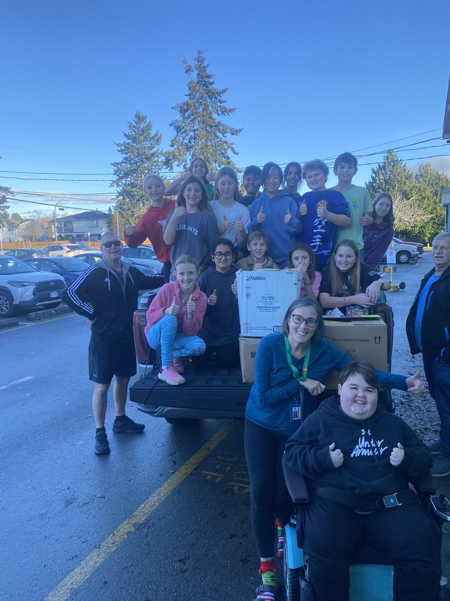 Way to go Eagles!We surpassed our 1500 Food Drive goal by over 1000 items for a total of 2502.We had an unbelievable crew of Grade 6s helping over the last two weeks lead by the amazing,Ms.Robinson. Thank you to everyone who contributed items to support the community. <a href="/deltasd37/">DeltaSchoolDistrict</a>