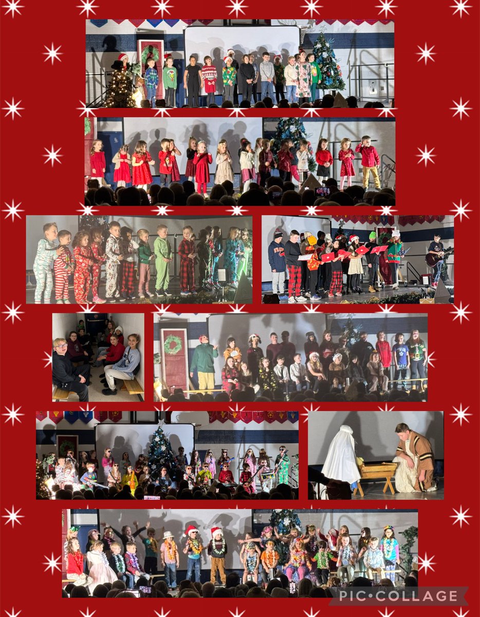 The Christmas Concert was a huge success! Thanks to the students who practiced, the families who came out to watch, and to the staff for the countless minutes put into prepping for such a successful event!