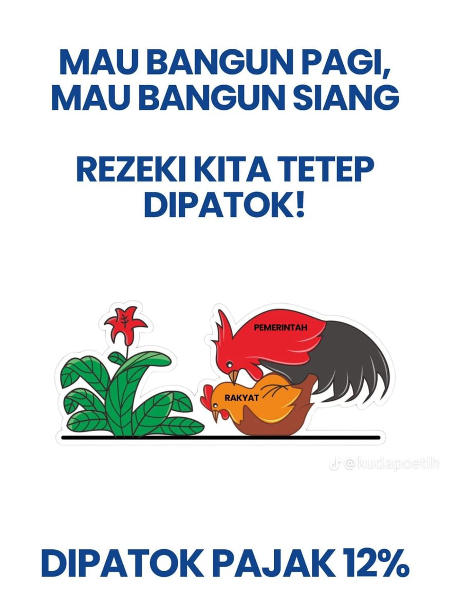 Semangat Pagi! Yuk jangan lupa bayar pajaknya walaupun PPN naik jadi 12% yaa! #PPN12Persen #PajakMencekik #Trending