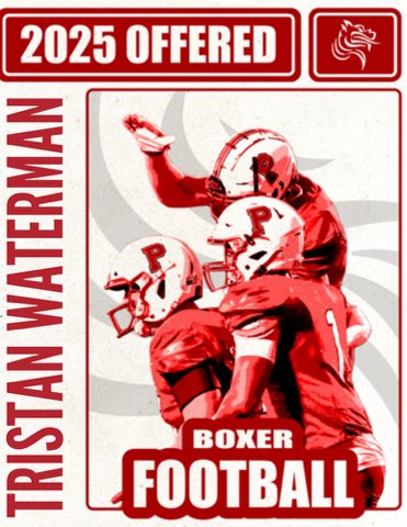 Tristan Waterman (@_twaterman18_) on Twitter photo #AGTG After a great conversation with <a href="/Coach_Gilgan/">Lukkes Gilgan</a> , I am blessed to receive an offer to play ball at Pacific University #GoBoxers !!
<a href="/CoachJCraft/">Coach Jim Craft</a> <a href="/Boxer_Football/">Pacific Football</a> <a href="/CoachLanceo/">Coach Lance</a> <a href="/ttherzog/">Coach Trent Herzog</a> <a href="/BrandonHuffman/">Brandon Huffman</a> #AGTG After a great conversation with <a href="/Coach_Gilgan/">Lukkes Gilgan</a> , I am blessed to receive an offer to play ball at Pacific University #GoBoxers !!
<a href="/CoachJCraft/">Coach Jim Craft</a> <a href="/Boxer_Football/">Pacific Football</a> <a href="/CoachLanceo/">Coach Lance</a> <a href="/ttherzog/">Coach Trent Herzog</a> <a href="/BrandonHuffman/">Brandon Huffman</a>