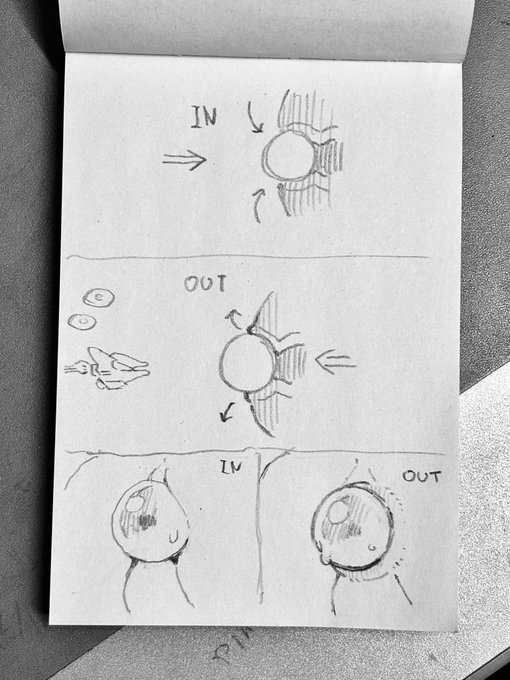 *アナル勉強*
異物が内側から出てくる時の表現を物にしたい✍️
(あまり綺麗じゃない手なので閲覧注意ッス) 