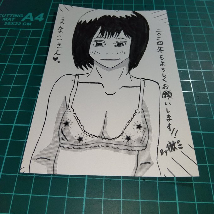 #今年描いた絵を晒そう
似顔絵でも😁🔞
1枚目が今年始めの頃で、4枚目が最近のです😉 