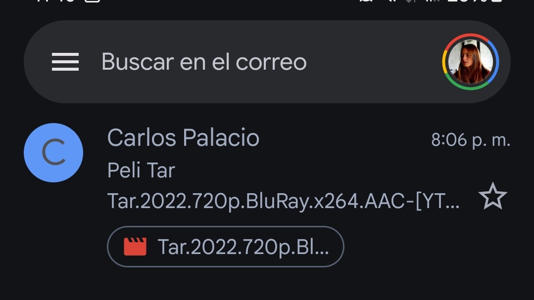 sofopalacio's tweet photo. Le pedí a mi papá que me consiguiera la película Tár.
1 hora después me llega por mail. El mejor papá del mundo? El mejor papá del mundo. https://t.co/QDwL6fwnpS