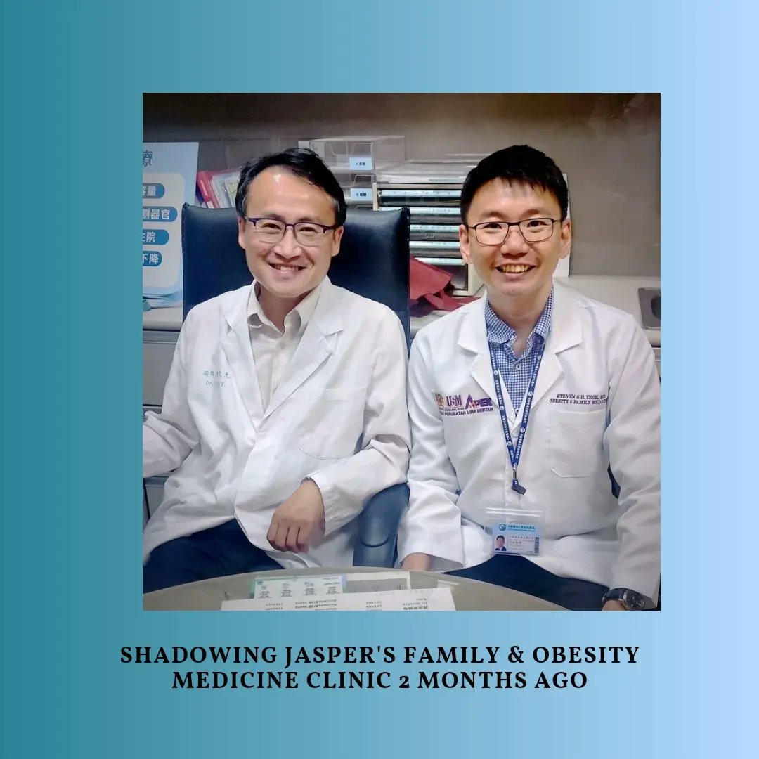 drteohsh's tweet image. A #lecturer inspires &amp;amp; guides learners to be their best.

2 mths ago, a shadowing session with Prof Jasper Lin, Family Medicine HOD CMUH, sparked the idea for today’s talk. I shared my #obesitymedicine journey with his team, aiming to inspire them to pursue their passions.