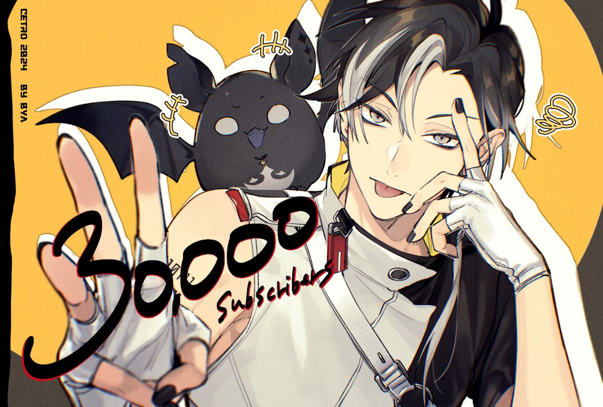 byakuya9931's tweet photo. 祝這個寶寶機器人三萬啦🎉🎉🎉 沒在昨天關台前畫完太失策了早上繼續畫完ㄌ，準備了哀蹦在下面可以印！
無字版會放在🦋
#CetroArt https://t.co/KzVXVzyNSD