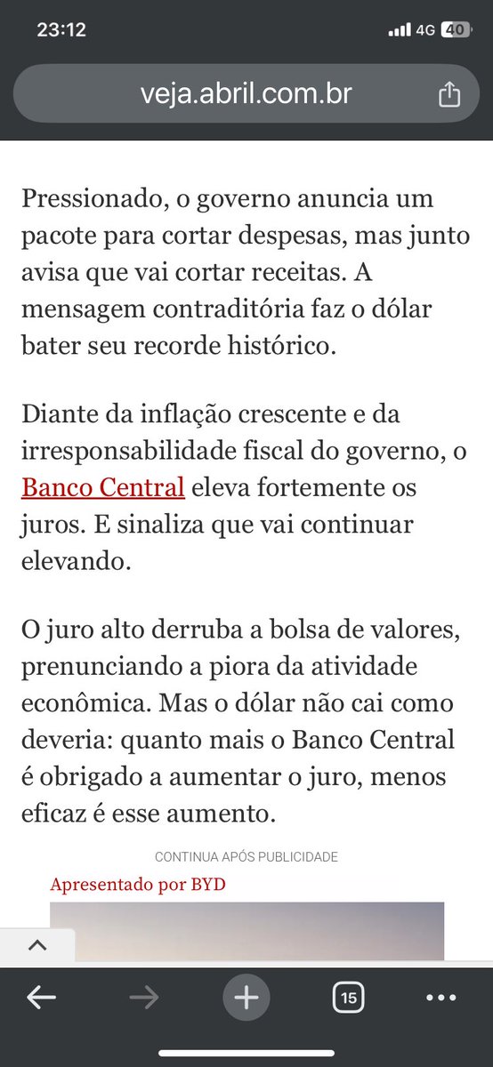 gabissapir's tweet photo. Lula learned nothing, forgot nothing

Lula repeats Dilma, but expects different results 

“Since the beginning of his term, Lula has spent as if there were no tomorrow: he has poured billions into the economy to force GDP growth.

The government's enormous fiscal imbalance and (boosted) growth have caused public debt, the dollar and inflation to soar.

Under pressure, the government announces a package to cut expenses, but also warns that it will cut revenue. The contradictory message makes the dollar hit its all-time high.

.https://t.co/i02eqhVV5K