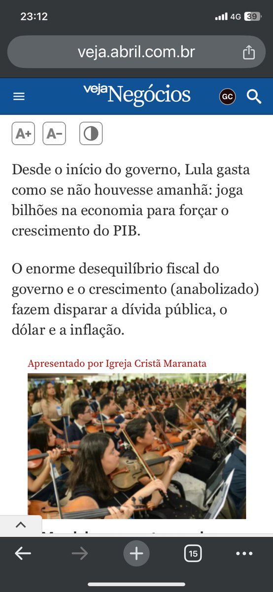 gabissapir's tweet photo. Lula learned nothing, forgot nothing

Lula repeats Dilma, but expects different results 

“Since the beginning of his term, Lula has spent as if there were no tomorrow: he has poured billions into the economy to force GDP growth.

The government's enormous fiscal imbalance and (boosted) growth have caused public debt, the dollar and inflation to soar.

Under pressure, the government announces a package to cut expenses, but also warns that it will cut revenue. The contradictory message makes the dollar hit its all-time high.

.https://t.co/i02eqhVV5K