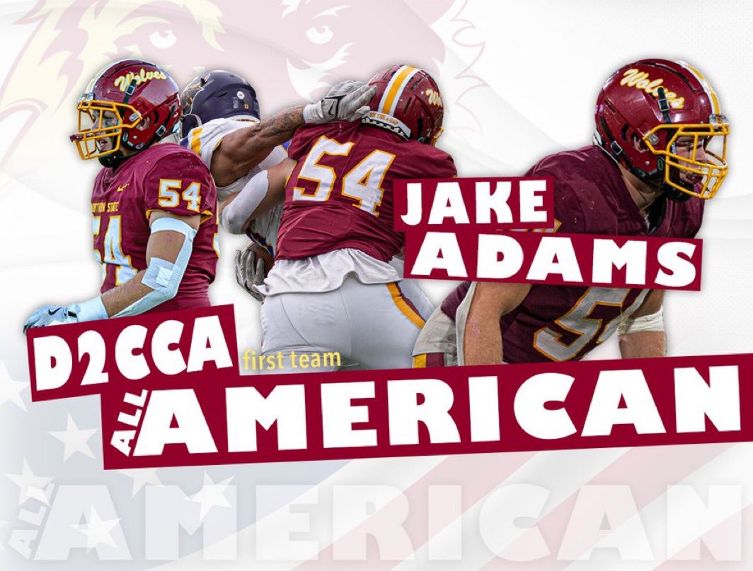 Broke the single season school tackles record by 36 tackles. 

NSIC tackle leader by 51. 

Truly a remarkable season by Jake! I’m having a hard time expressing how proud I am in just one post. This guy is a really special player and I’m so grateful he plays for <a href="/NSUWolves_FB/">Northern State Football🐺 🏈</a>!