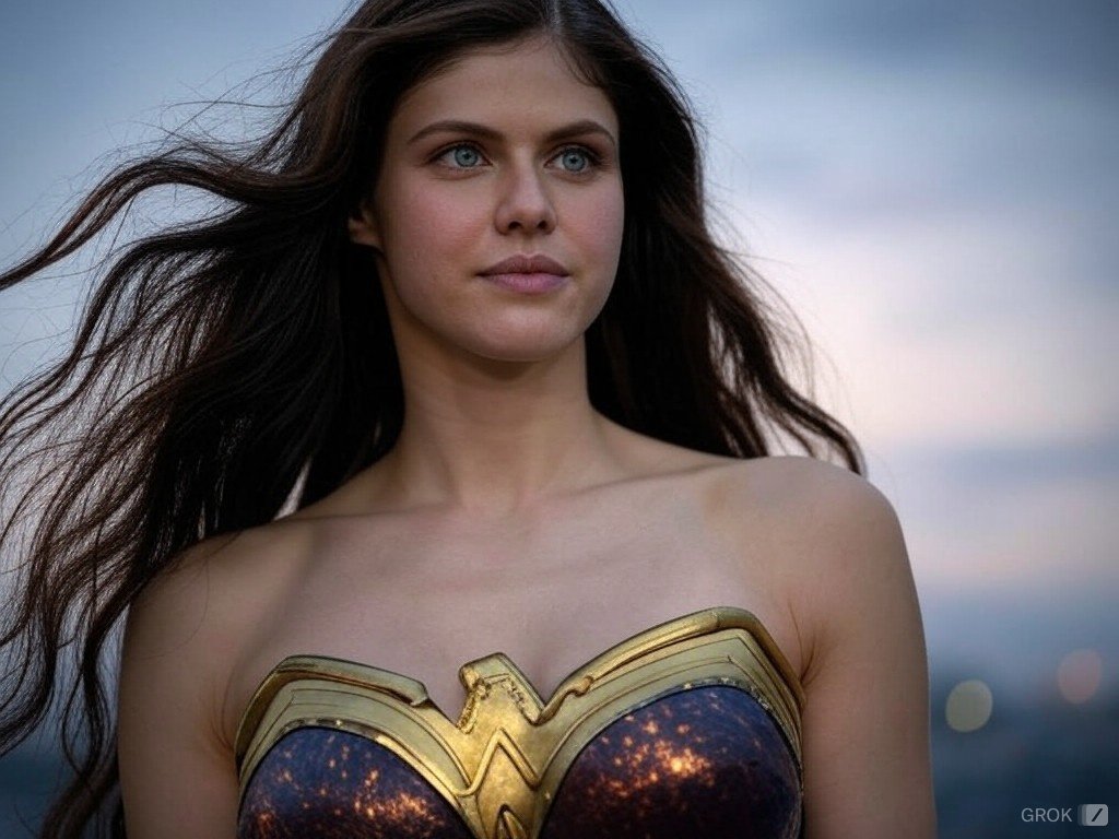 TryThisDick's tweet photo. Alexandra Daddrio as Wonder Woman - Grok doesn't disappoint. https://t.co/TzI37A151t