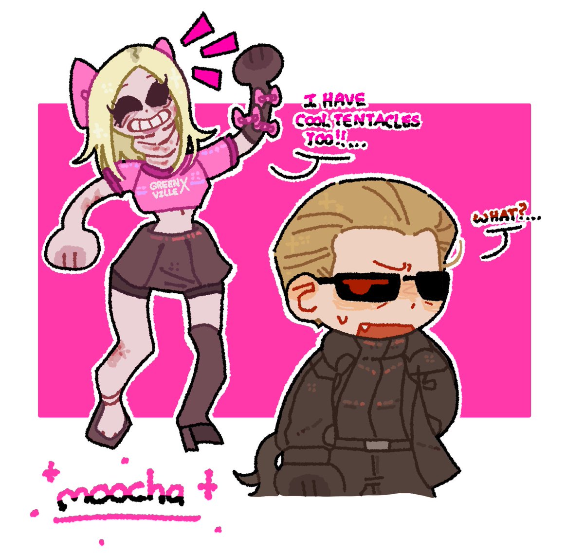 notmoocha's tweet photo. Definitely this mini-comic that I made LOLL. It was probably the most fun to make, too! https://t.co/ZBJmGFYYbp