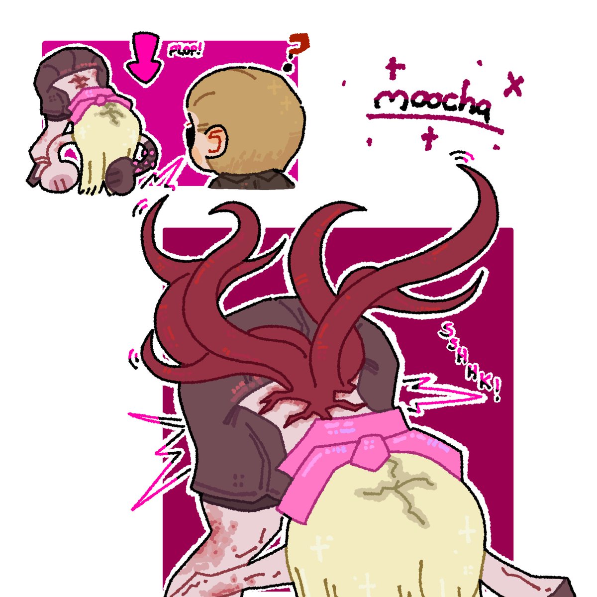 notmoocha's tweet photo. Definitely this mini-comic that I made LOLL. It was probably the most fun to make, too! https://t.co/ZBJmGFYYbp