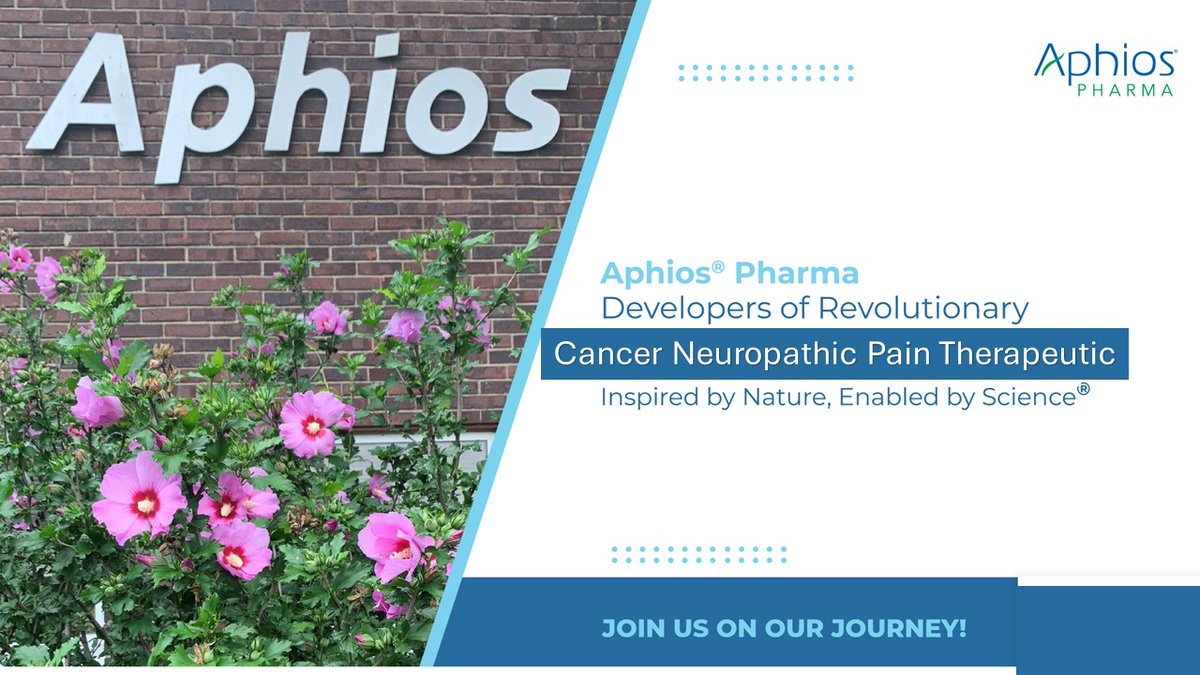 Aphios's tweet photo. Many cancer patients suffer from chemotherapy induced peripheral neuropathic pain (CIPNP) for which there are no effective solutions except opioids. Join us on our mission to develop an effective therapeutic for cancer pain. https://t.co/LEoLslKwI7 #Addiction, #Anxiety, #Pain https://t.co/c9GnQ8SsDg