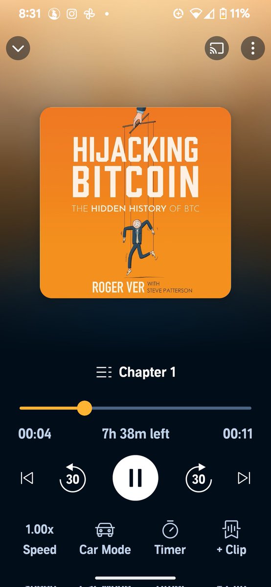 Just started <a href="/rogerkver/">Roger Ver</a> 's book Hijacking Bitcoin!