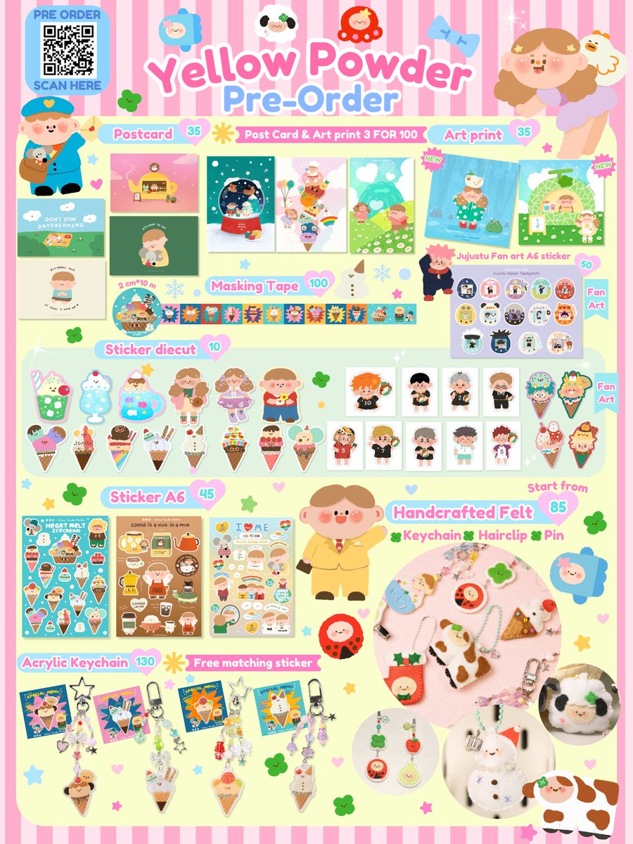 ylpdstudio's tweet image. ช่วยรีหน่อยนะคับ 🙇‍♀️
ใครกำลังหาของขวัญ เปิดพรีฯถึงพรุ่งนี้วันสุดท้ายแล้วน้า🥺 
🎁 มีของขวัญให้ทุกออเดอร์สำหรับรอบพรีฯคับ ✨
แปะลิงก์ด้านล่างน้า 🫶 #Christmas #YellowPowderGoods