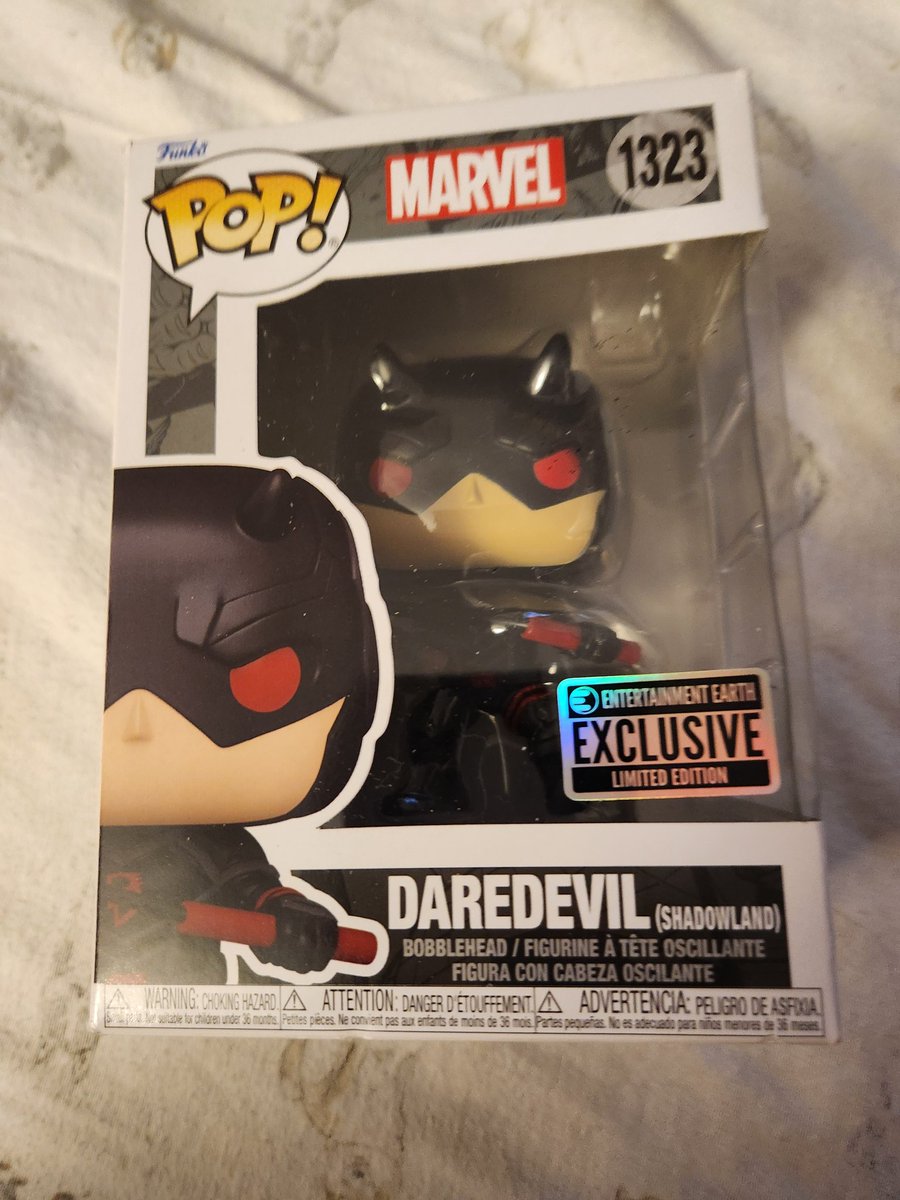 KurisutaBlue's tweet image. Nice. I was able to remove the pricing sticker.

#funkopop #retailstore #toys #marvel #daredevil