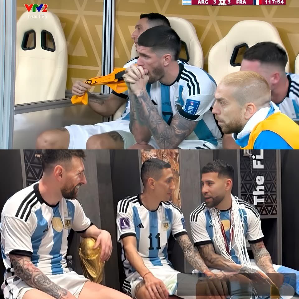 Angel Di Maria ( on TYC 2023 ) 🗣️: " When France scored the third goal, I started crying hard because I knew that the cup was rejecting us and didn’t want us, but when I saw Messi, I found him encouraging the players and motivating them and I said to myself, “How is this, a goal