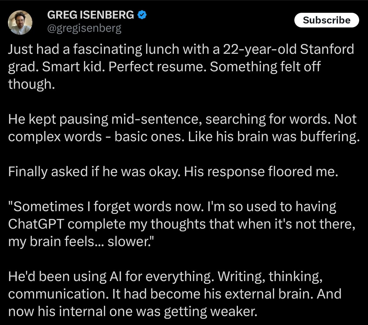 Things that didn't happen? Or #BlackMirror in real life?

Seems preposterous on the face of it. #ChatGPT