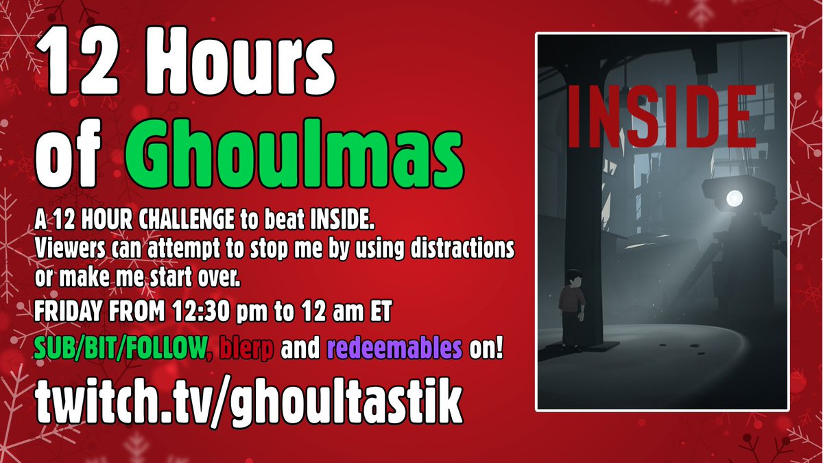 DravonTBHunter's tweet photo. 1 DAY LEFT, COME SEE ME THIS FRIDAY AT 12:30 pm ET!!! #streamchallenge #12hourstream #xmasstream #Vtubers #TwitchStreamers #maskedsinger #ElonMusk https://t.co/fFybvO32Eb