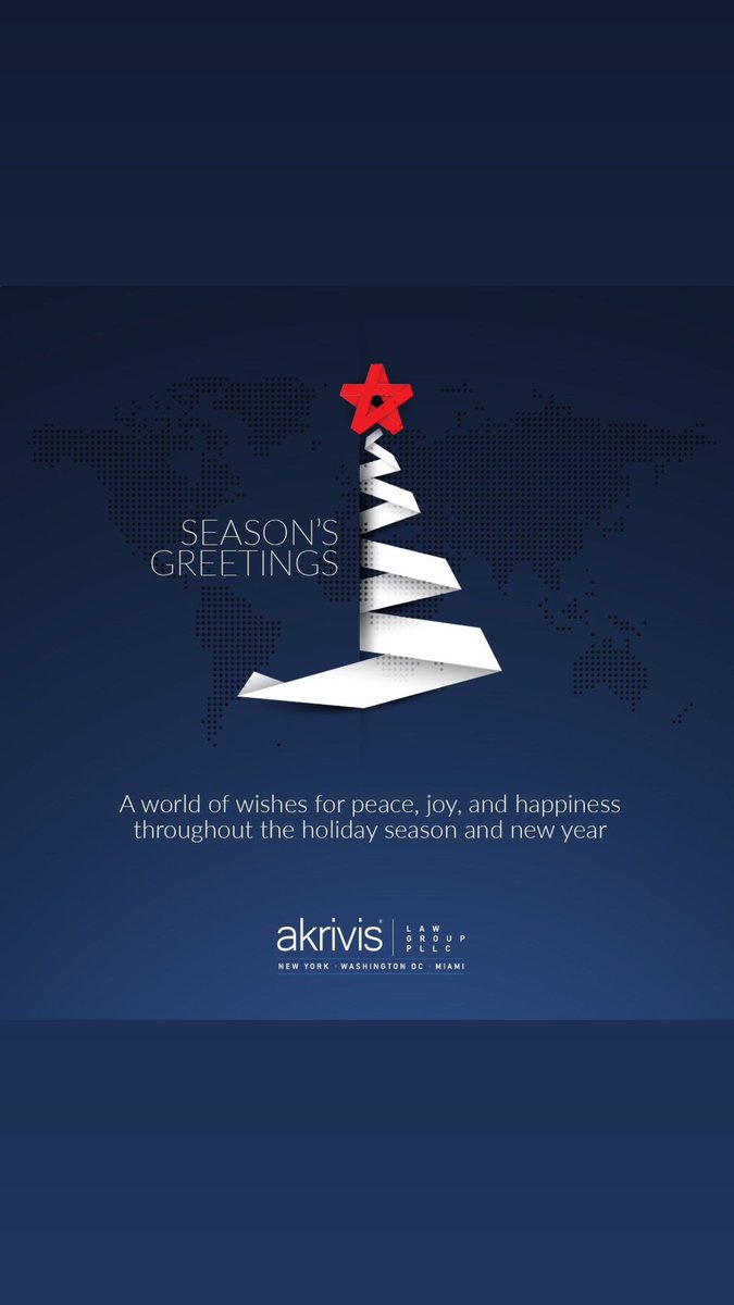 AkrivisLaw's tweet photo. Happy Holidays! https://t.co/tJ12R2tLxu