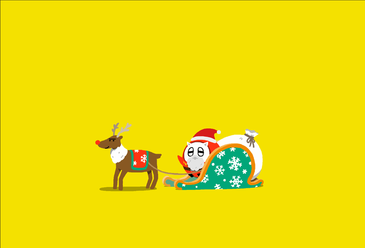 こんばんはまろ～♬ 明日はクリスマスまろ～ サンタ?さんがみんなの 