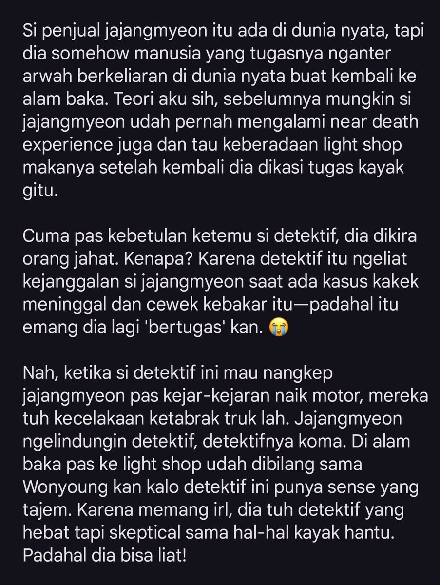 nommmies's tweet photo. @apocather @HabisNontonFilm CW // spoiler light shop

Sepemahamanku kurang lebih sama kayak yang udah reply di tweet kamu itu sih! Tapi lengkapnya mungkin gini.. HAHA MAAF PANJANGGGG TP AKU EXCITED. 😭 https://t.co/kaS2wfCVUC