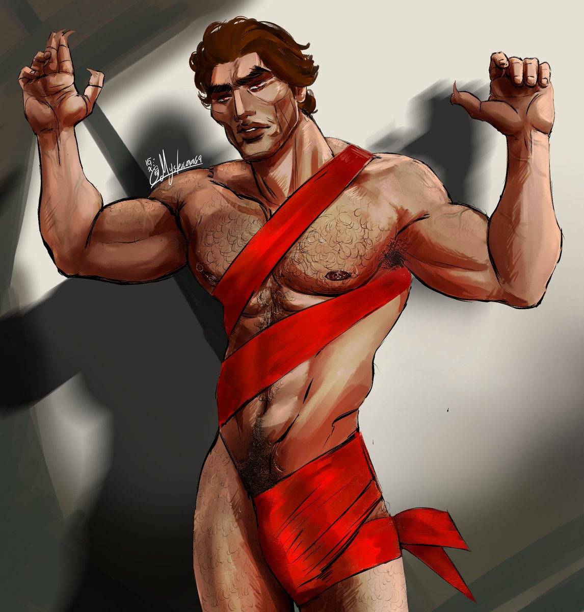 Mysteriaaa69's tweet image. What do we have here, another Miguel with wrapping strips for the collection🙏
#migueloharafanart #SpiderManAcrossTheSpiderVerse #miguel