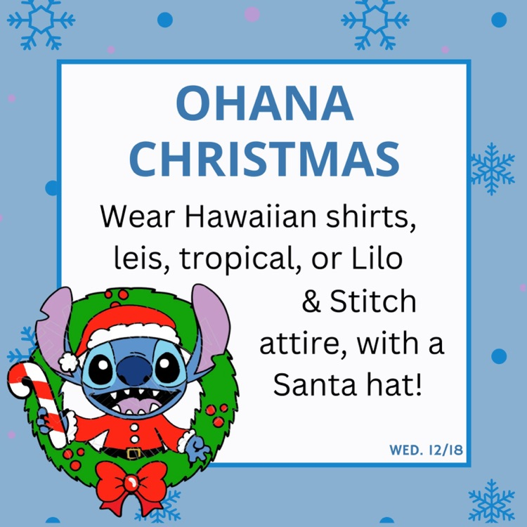 RooseveltBronc1's tweet photo. We brought the aloha spirit to our ✨10th Day of Magic✨! “Mele Kalikimaka” from our Bronco OHANA to yours! 🐴❤️🎄✨ #12DaysOfMagic https://t.co/Eo0Sn2CRg9