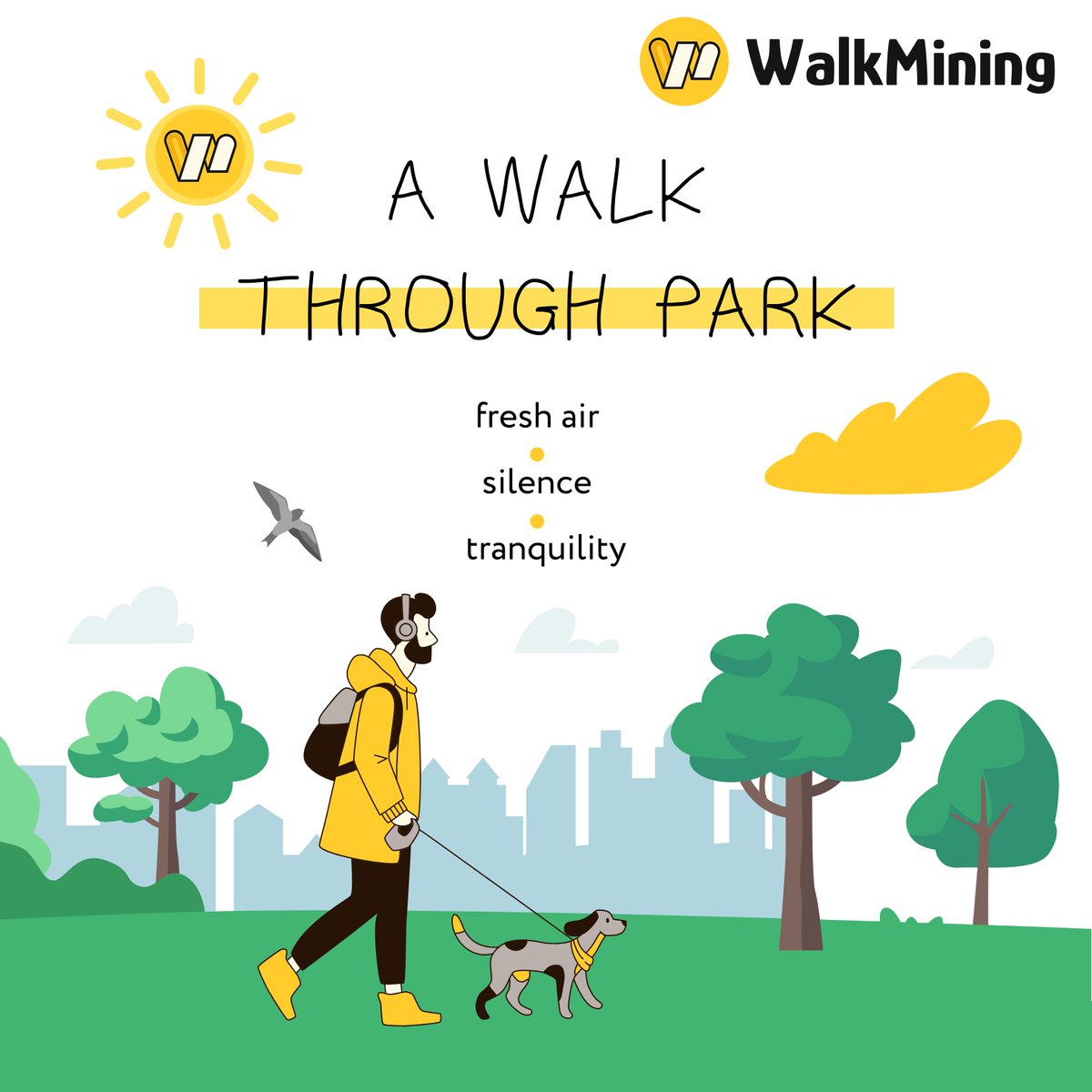 WalkMining's tweet image. GM to the #WalkMining family 💛
Although it's colder outside, taking your pet for a walk while getting some sun while earning is always ideal 😊
Don't forget to track your steps and mine your walk with our app.

👇👇👇👇DOWNLOAD👇👇👇👇
iOS : apple.co/4ff35qDAOS 
AOS :