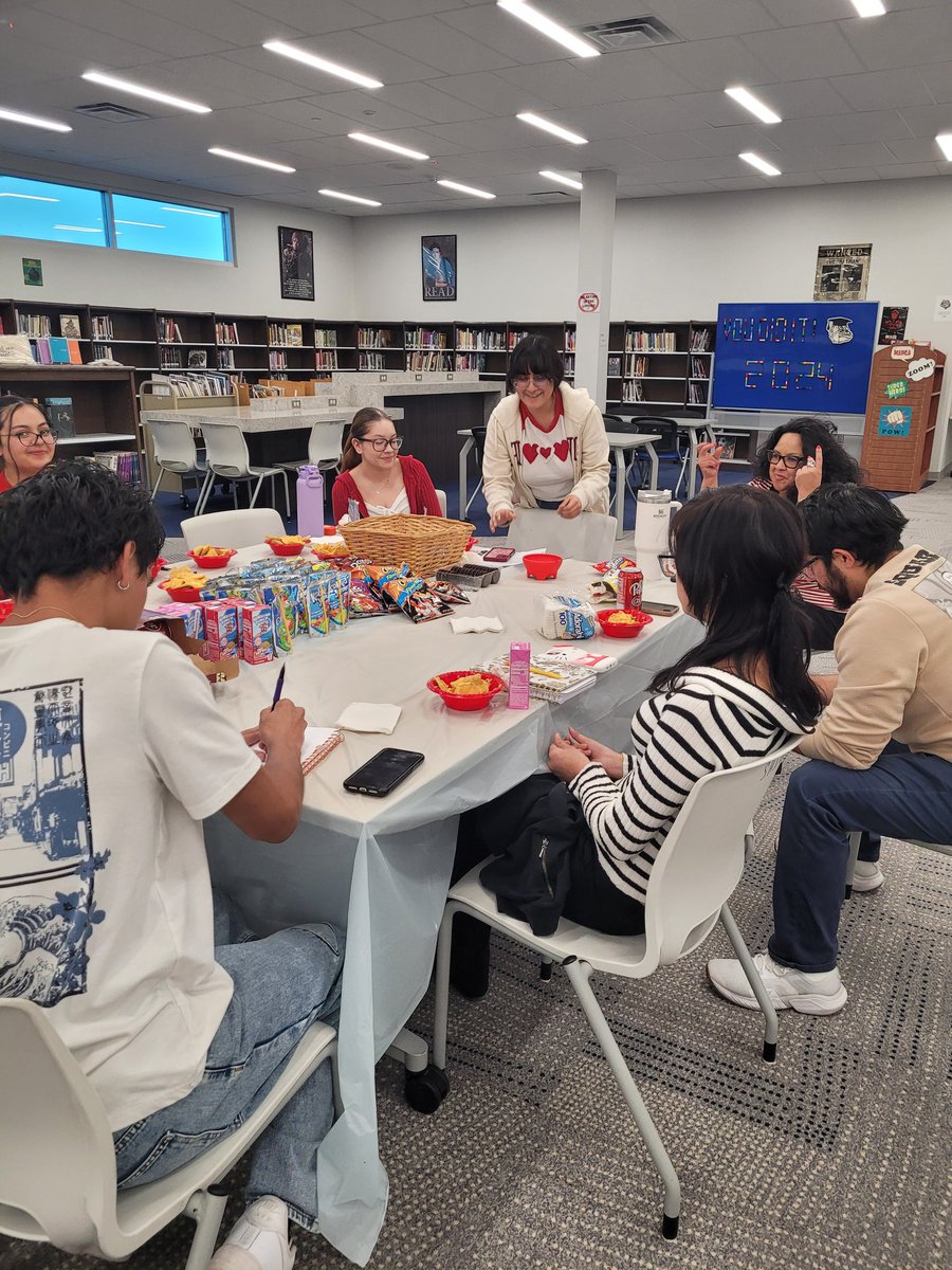 Michelle Saenz (@msaenz_lms) on Twitter photo Our last book club meeting of 2024 ended with an awesome Poetry Slam!🐾
<a href="/Socorro_HS1/">Ignacio Estorga, Ed.D</a> <a href="/Sparks_Interest/">Marcy Sparks</a>
#SISD #sisd_libraries Our last book club meeting of 2024 ended with an awesome Poetry Slam!🐾
<a href="/Socorro_HS1/">Ignacio Estorga, Ed.D</a> <a href="/Sparks_Interest/">Marcy Sparks</a>
#SISD #sisd_libraries