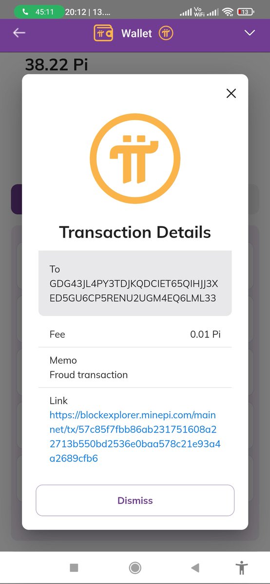 singhsamay630's tweet photo. @PiCoreTeam pi core team is frauding people. I am repeatedly reporting an address but pi core team is continuously supporting it and people's coins are disappearing through it. 
GDG43JL4PY3TDJKQDCIET65QIHJJ3XED5GU6CP5RENU2UGM4EQ6LML33 https://t.co/in2z0NFe0s