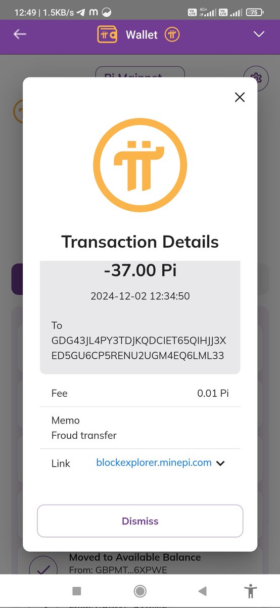 singhsamay630's tweet photo. pi core team is frauding people. I am repeatedly reporting an address but pi core team is continuously supporting it and people's coins are disappearing through it. 
GDG43JL4PY3TDJKQDCIET65QIHJJ3XED5GU6CP5RENU2UGM4EQ6LML33 https://t.co/k6Bbi5QKzn