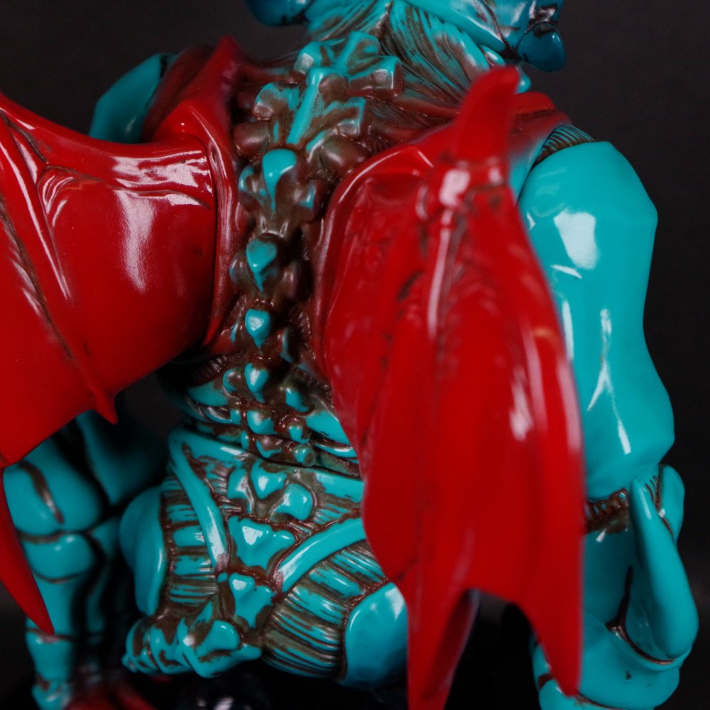 アマクマ 骸骨デビルマン ソフビ19cm 墓場の画廊 ソフビ フィギュア ソフビ/アマくま/骸骨デビルマン｜墓場の画廊ONLINE STORE