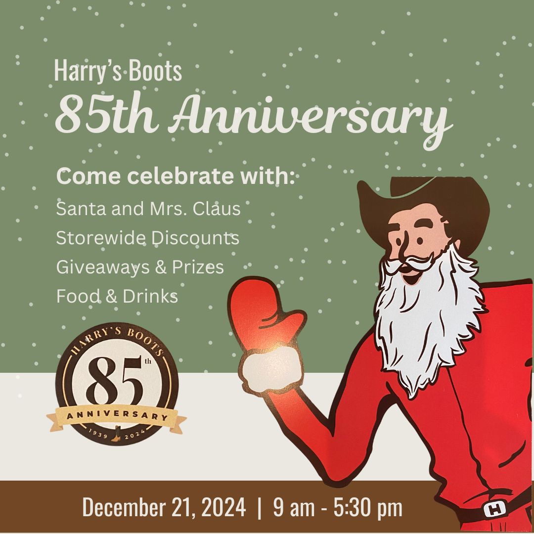 VisitSanSaba's tweet image. Enjoy small-town shopping this weekend in San Saba where you'll be greeted with a smile and find the most perfect gifts.

⭐ Boots/Hats/Jackets
⭐ Men's, women's, and kids apparel
⭐ Jewelry/Cologne/Accessories
⭐ Toys and more

#Harrysboots #ChristmasShopping #Christmas