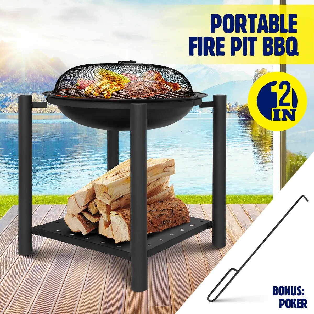 CrazySalesAus's tweet image. #LowestPrice Fire Pit BBQ Grill Portable Fireplace Outdoor Patio Heater Camping Smoker Brazier 26 Inch Now: $17.99 
bit.ly/43LxQNV
#firepit #bbq #grill #fireplace #dinnerparty #heater #camp #smoker