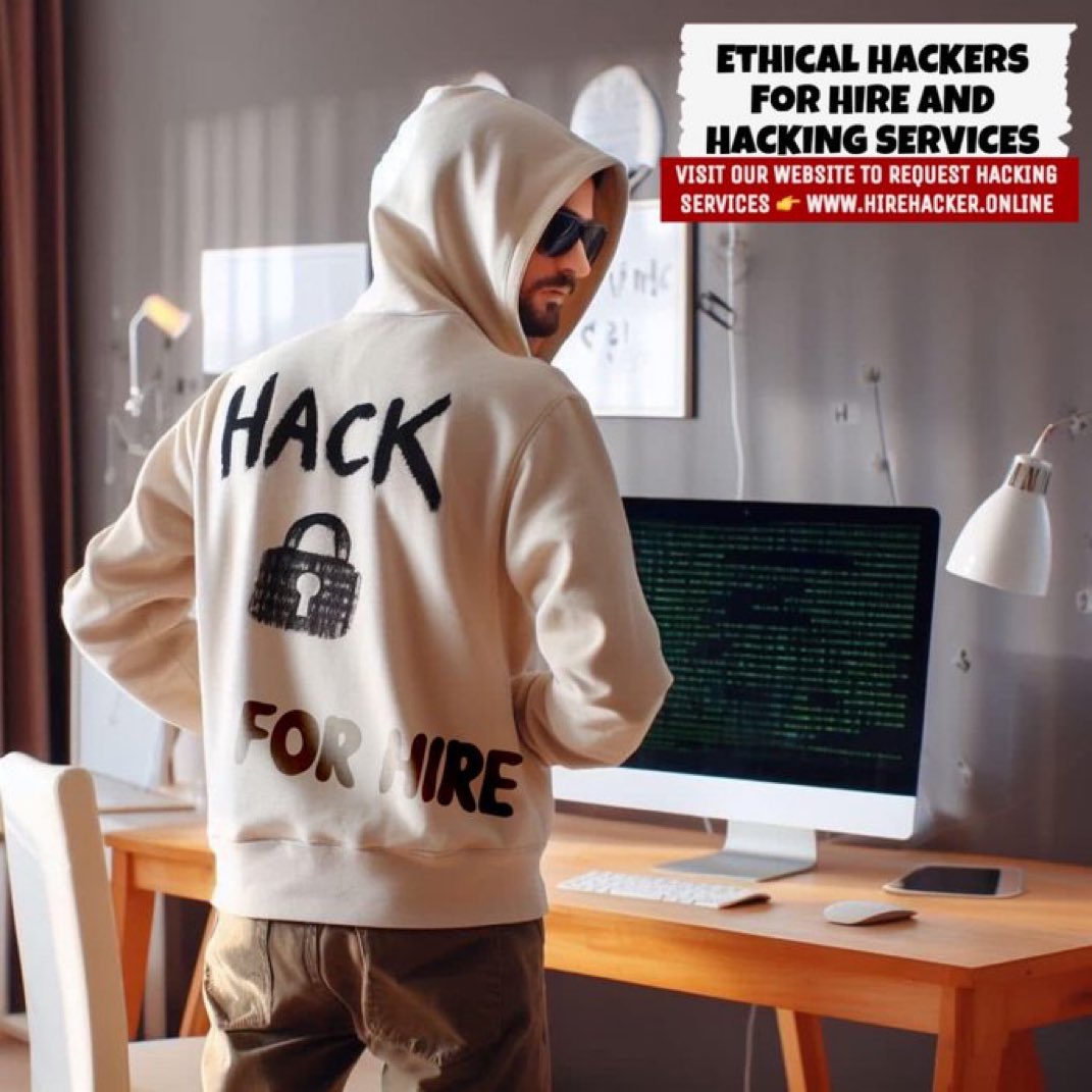 Ethichack12's tweet image. Ethical Hackers For Hire and Hacking Services.
Hire an Ethical Hacker for all Kind of Hacking and Recovery Services.
#phonehacker #ethicalhacker #hackerforhire #socialmediahack #instagramhack #hackinstagram #snapchathacking #whatsapphack #ethicalhacking #hackinginquiry #hackers