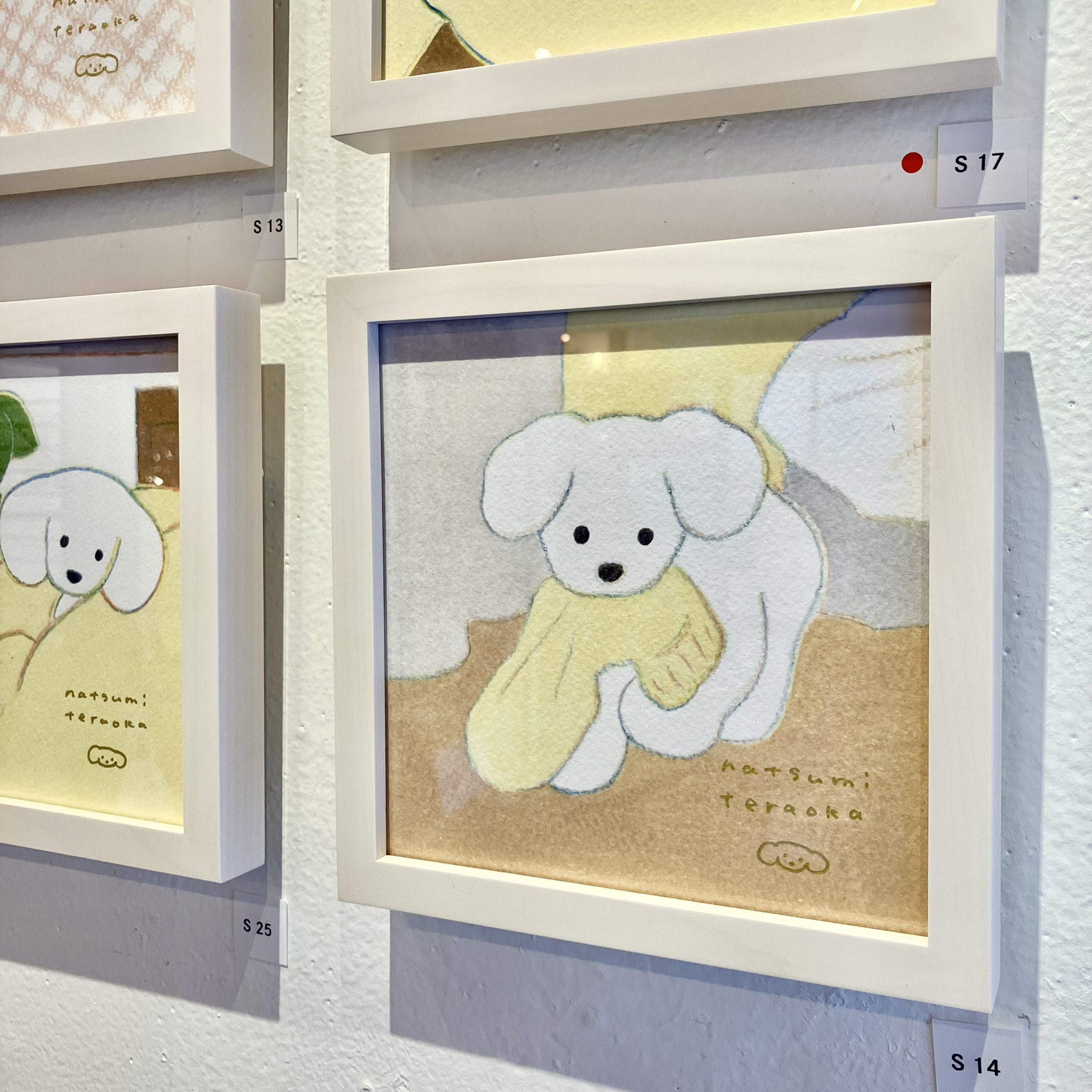 てらおかなつみ 額装ジークレープリント作品 直筆サイン入り 好