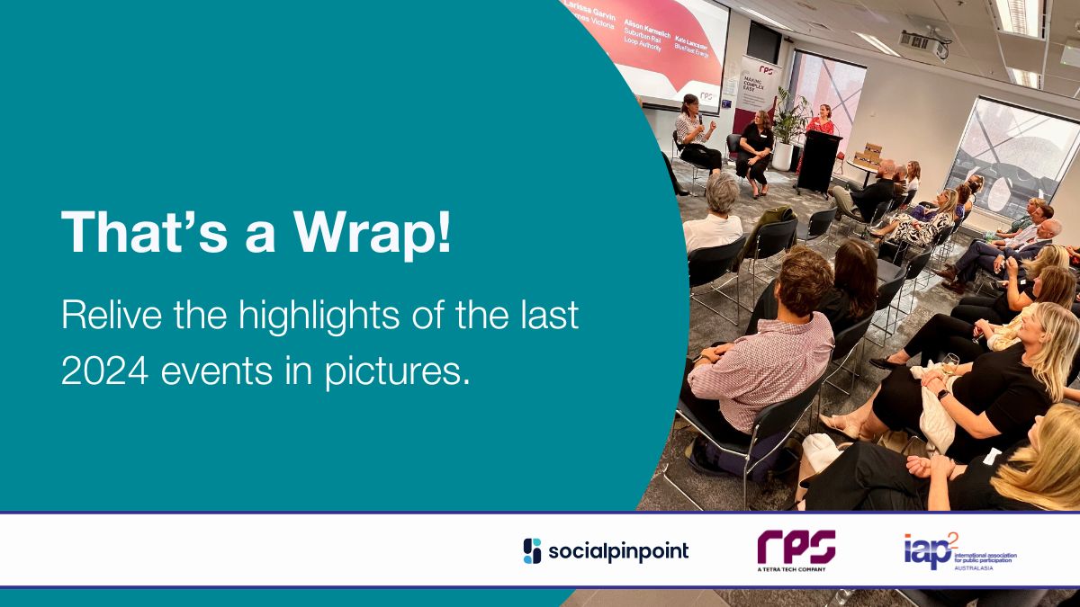 IAP2A's tweet photo. It’s been a fantastic few weeks connecting with IAP2 Australasia members across Brisbane, Sydney, Perth, and Melbourne!  

Revisit our final events of the year: https://t.co/bGLC5YJdtS 

#EndOfYearWrapUp #IAP2Australasia #StakeholderEngagement #CommunityEngagement #LocalNetworks https://t.co/K8Ff4qcdI9