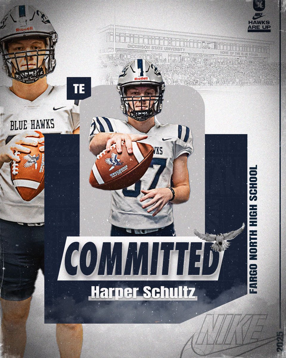 Harper Schultz (@harperschultz5) on Twitter photo Thank you to everyone who helped me through this process!!@CoachGibsonDSU <a href="/JasonThier/">Coach Jason Thier 🏈</a> <a href="/BlueHawkFB/">Dickinson State Football</a> #Committed Thank you to everyone who helped me through this process!!@CoachGibsonDSU <a href="/JasonThier/">Coach Jason Thier 🏈</a> <a href="/BlueHawkFB/">Dickinson State Football</a> #Committed