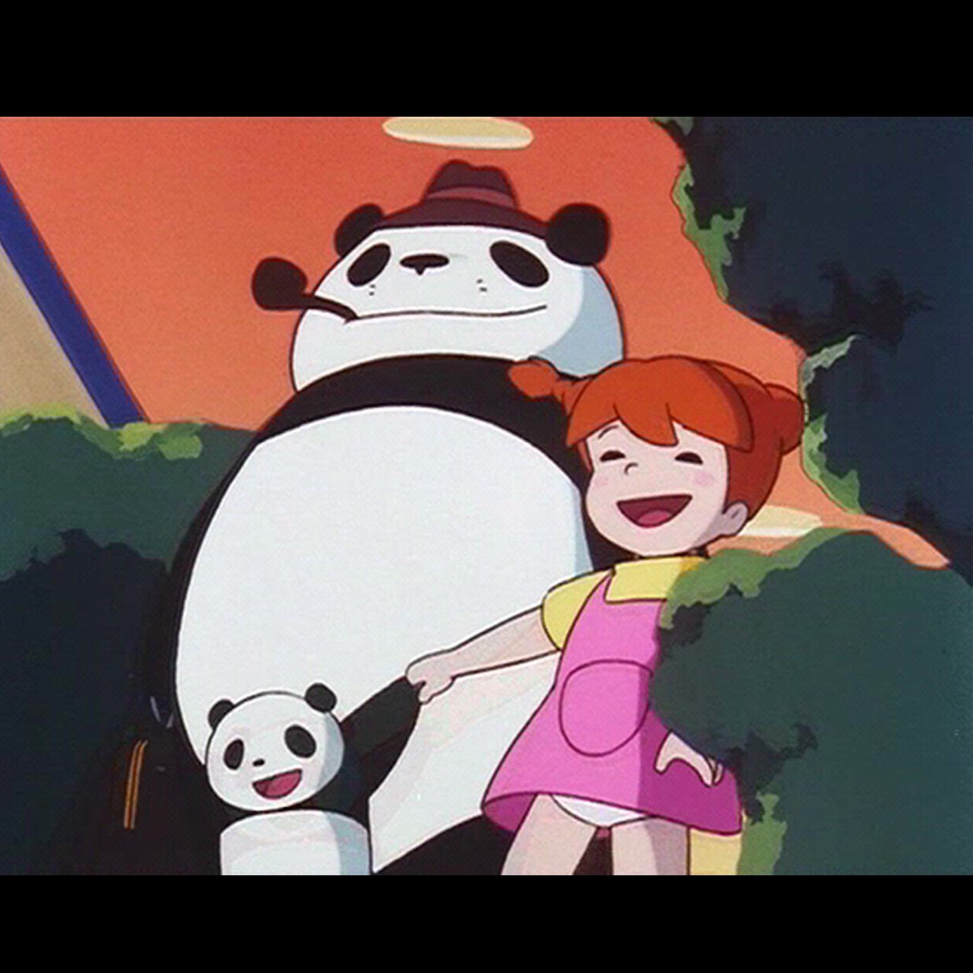 パンダコパンダニットトートバッグワインレッド