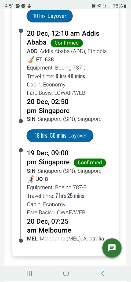 GonzalezPedro17's tweet photo. @flyethiopian Your service in Kigali is shameful. 1740 flight got cancelled and we were kept at the airport by your useless staff until 2am. 
You re issued my ticket but shows how stupid your staff is. I should reach Singapore on 20th and then Singapore to Melbourne is on 19th. WTF? https://t.co/n9Rs0dVvmE