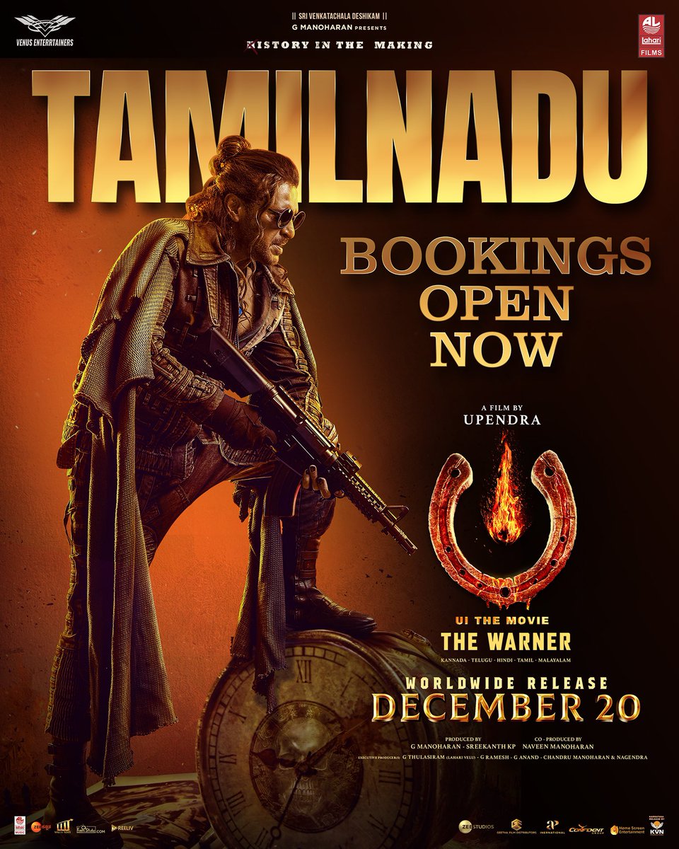 nimmaupendra's tweet image. KARNATAKA is witnessing a storm! 💥💥

150+ shows for #UiTheMovie are already on a rampage and filling fast❤️‍🔥❤️‍🔥

🎟️ - bookmy.show/UI
#UiTheMovieOnDec20th

#UppiDirects #Upendra @nimmaupendra #GManoharan @Laharifilm @enterrtainers @kp_sreekanth #NaveenManoharan @AJANEESHB…