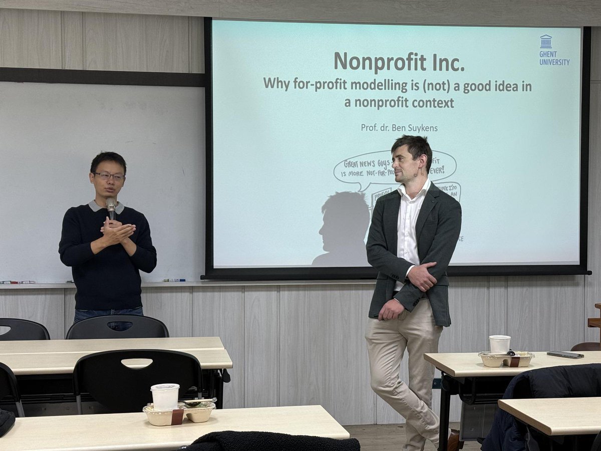 BenSuykens's tweet image. 🇹🇼 I closed out the year with a research stay at the  College of Management at the National Sun Yat-sen University. In addition to guest lecturing, this stay allowed me to replicate my cross-country survey on #nonprofit #marketization, #performance &amp;amp; #context in #Taiwan. 4/7