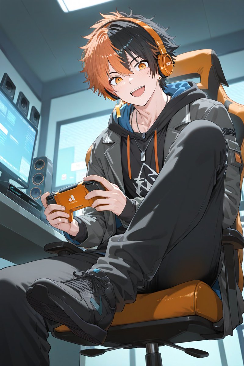Shiron_AI's tweet photo. Red-kun and Oren-chin style swap ⚡️🔄🔥
#OriginalCharacter #Red_PR_AI #Alias_Orange_PR #yaoi https://t.co/MqQnVyNqm3