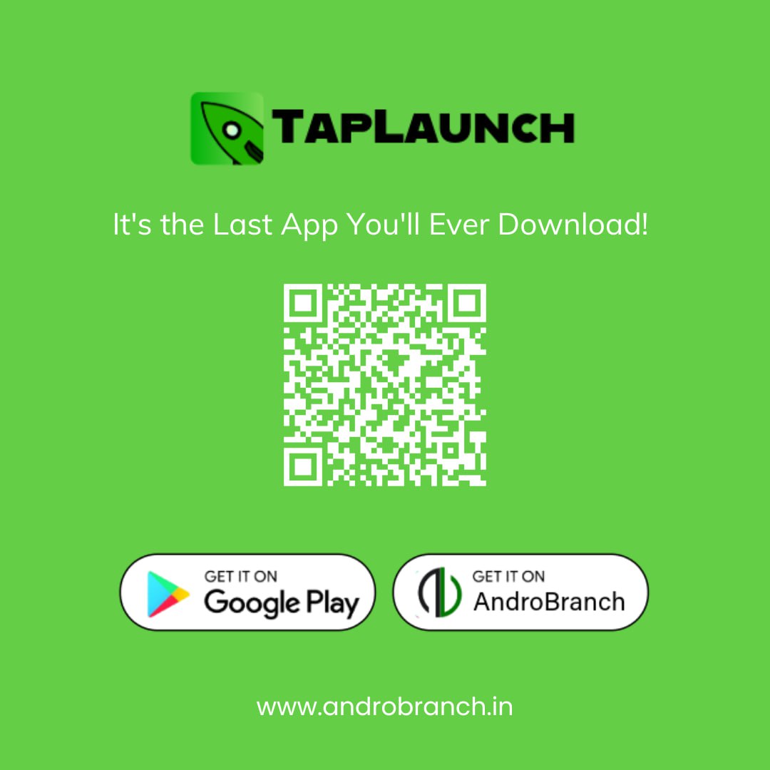 Androbranchind's tweet image. 🚀 People are tapping into the future with TapLaunch! Don’t take our word for it, read the reviews that have us doing a happy dance 💃🕺 Download now and join the hype!  #AndroBranch #TapLaunch #AppOfTheFuture